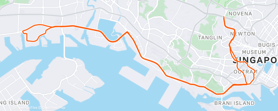 Map of the activity, Morning Ride
