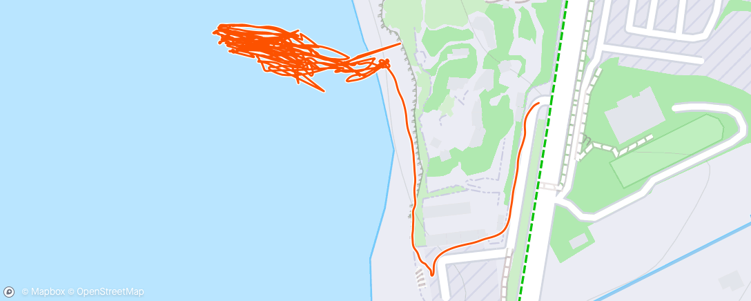 Map of the activity, Surfen zur Mittagszeit