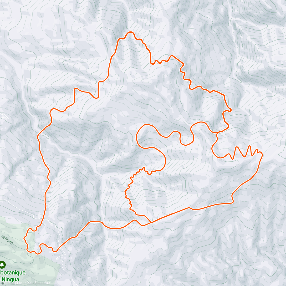 Map of the activity, Zwift - Workout 8 on Volcano Flat in France