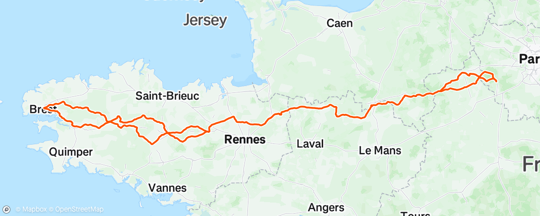 paris brest paris distance