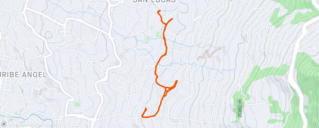 Mapa de la actividad (Caminata por la mañana)