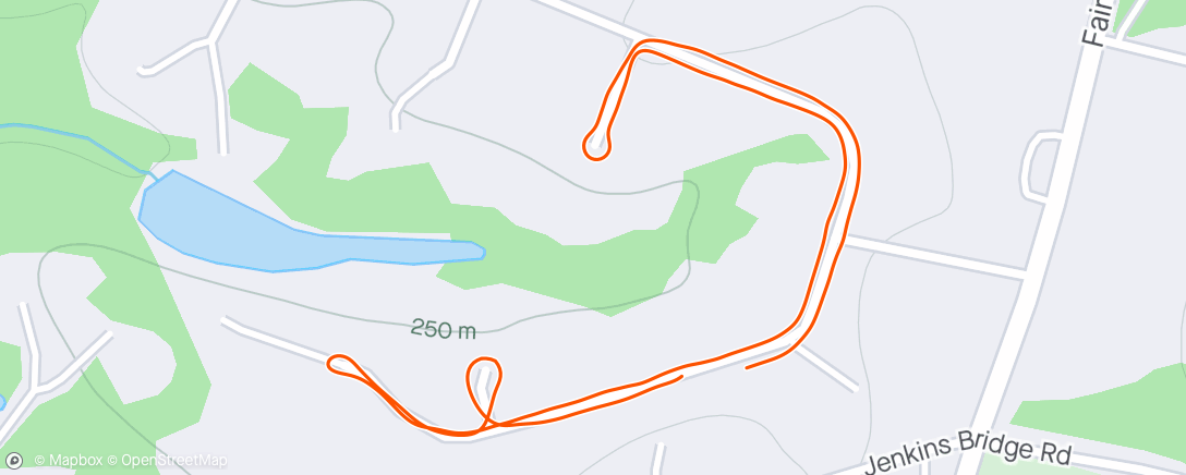 Map of the activity, 1st run since the flu