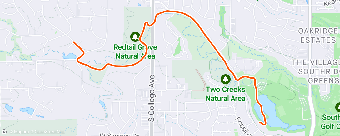 Map of the activity, Afternoon Ride Home