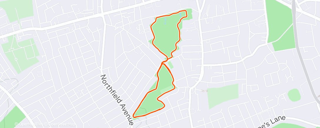 Mappa dell'attività Morning Run