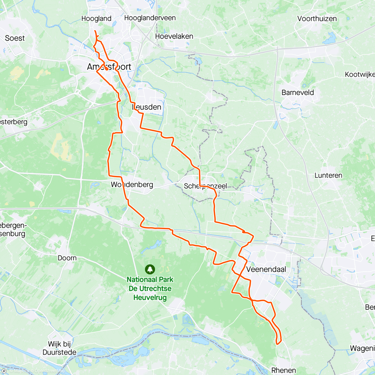 Map of the activity, D'Alp Du Fles
