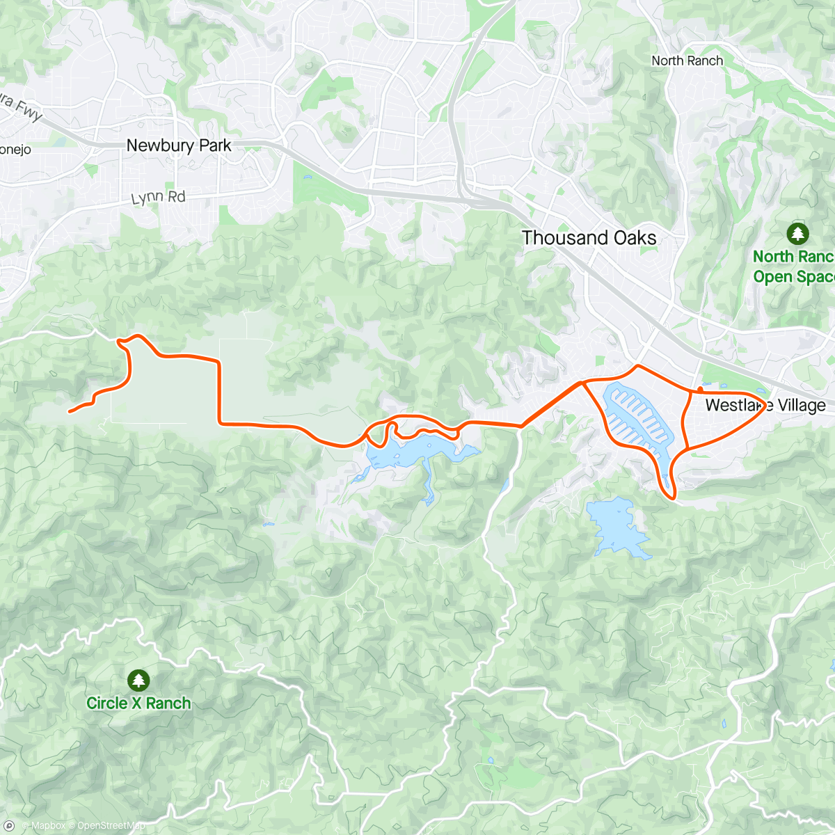 Mapa de la actividad, JDRF Training Ride