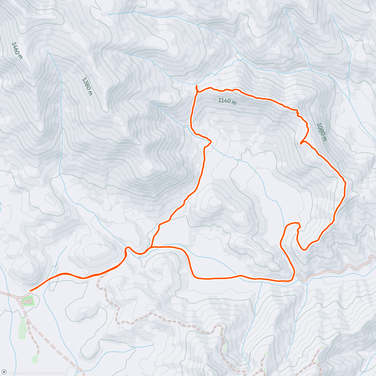 Map of the activity, Found Annabell’s campsite