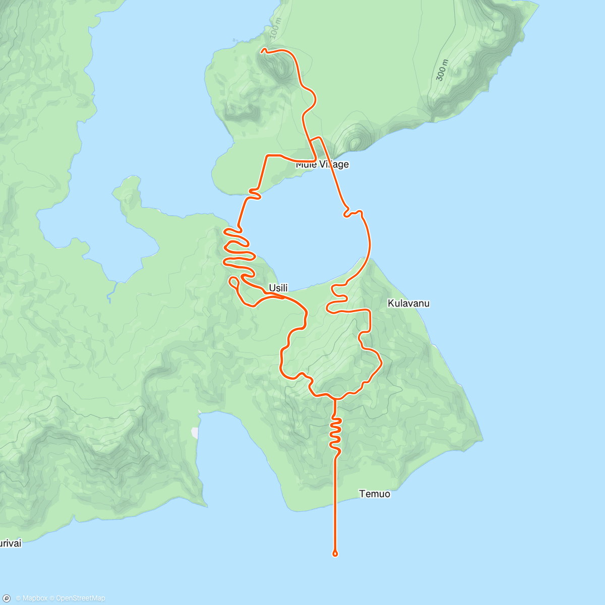 Map of the activity, Zwift - Watopia