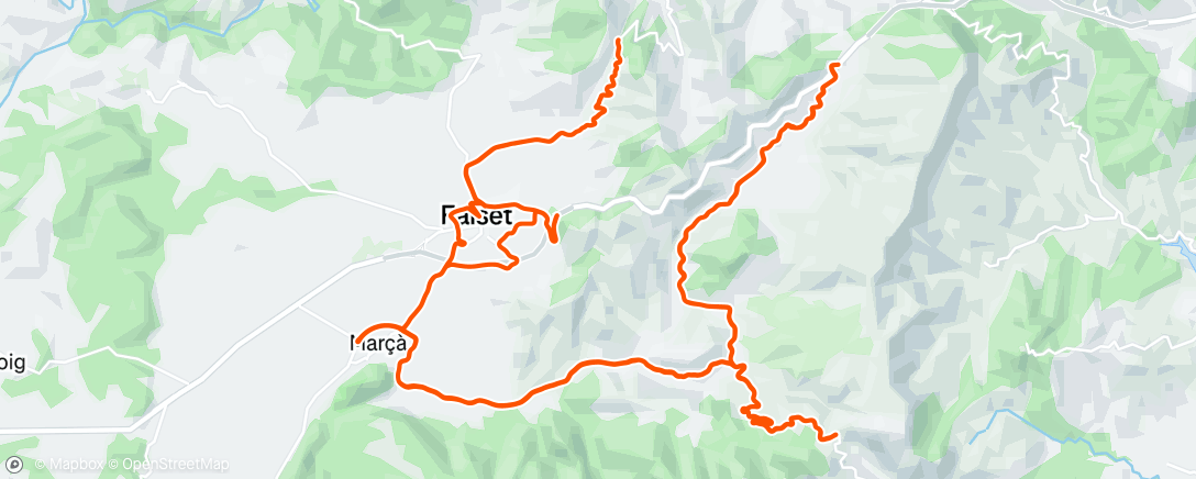 Map of the activity, Després dels 200 i pico litres,  a respirar aire pur , que ja tocava.