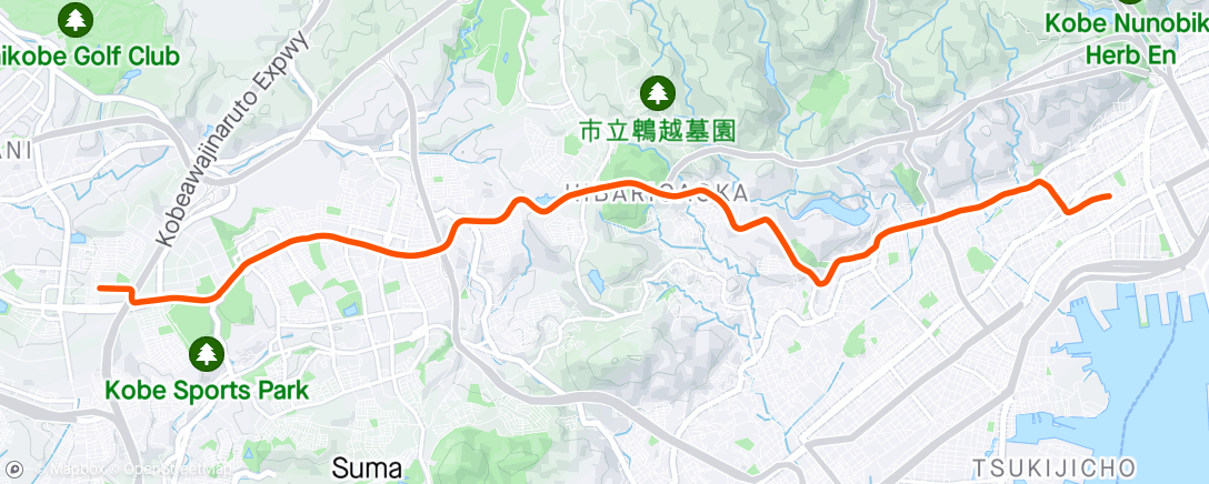 Map of the activity, 自転車通勤久々で乗り方忘れたライド