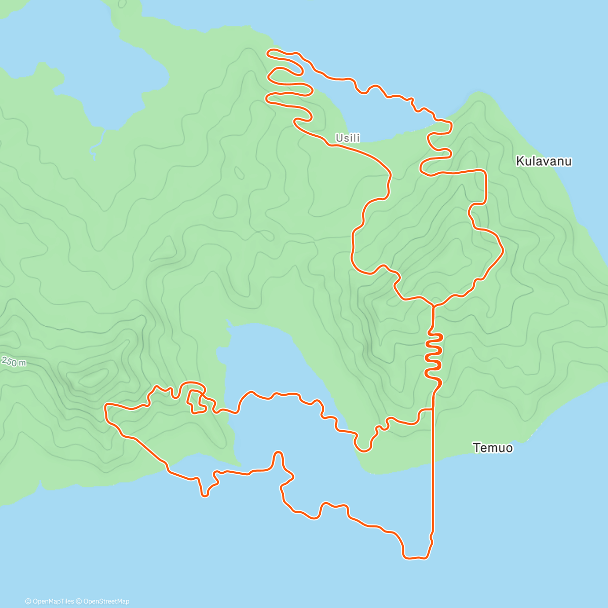Map of the activity, Zwift - Mayan Mash in Watopia