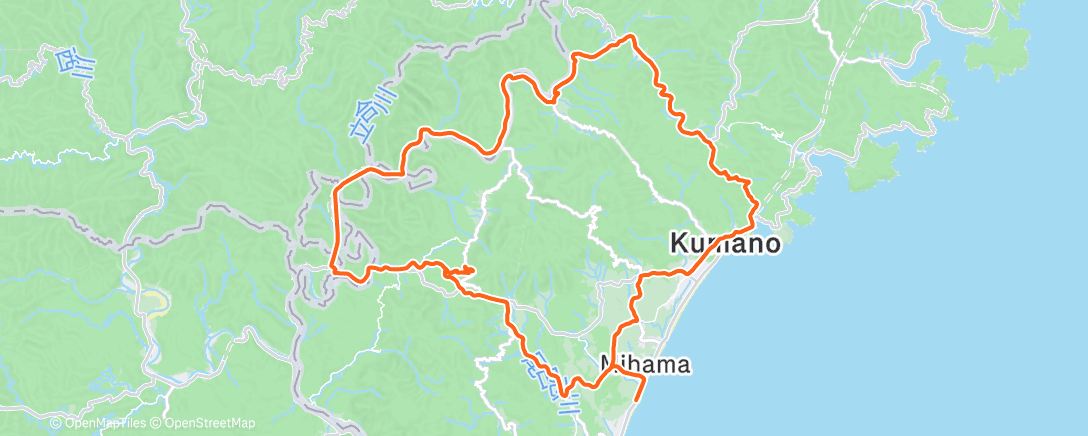 Map of the activity, Morning Ride