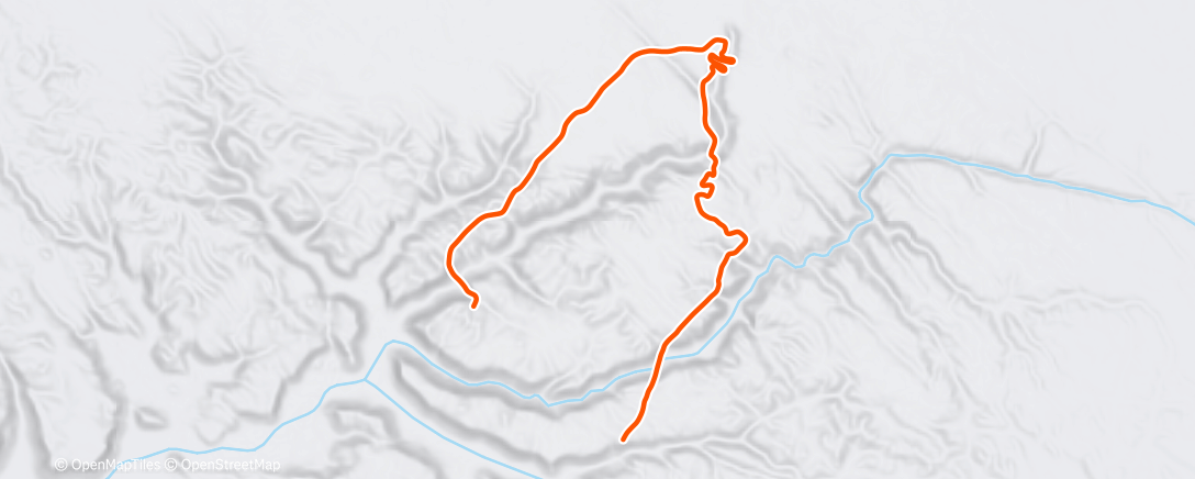 Map of the activity, Afternoon Ride