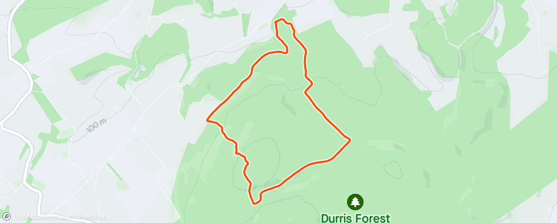 Map of the activity, Mundernal Loop With Innes