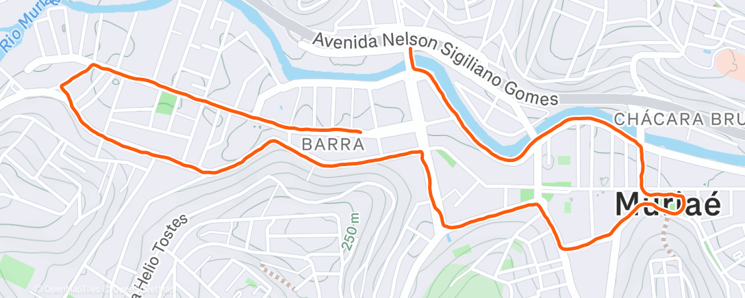 Map of the activity, Corre solidário