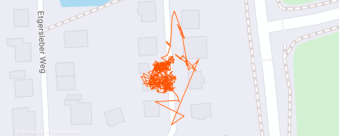 Map of the activity, Schneeschieben