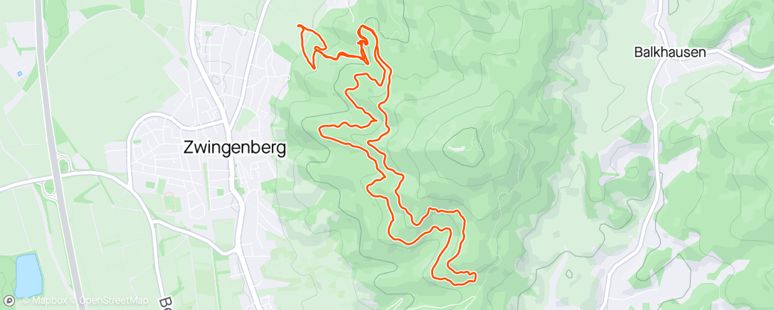 アクティビティ「Traillauf am Abend」の地図