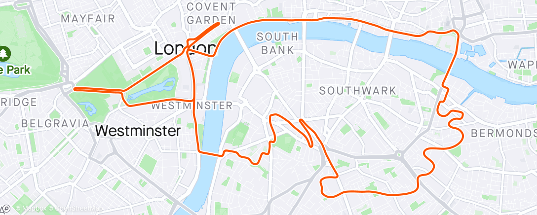 Map of the activity, Zwift - No Nonsense (1) in London