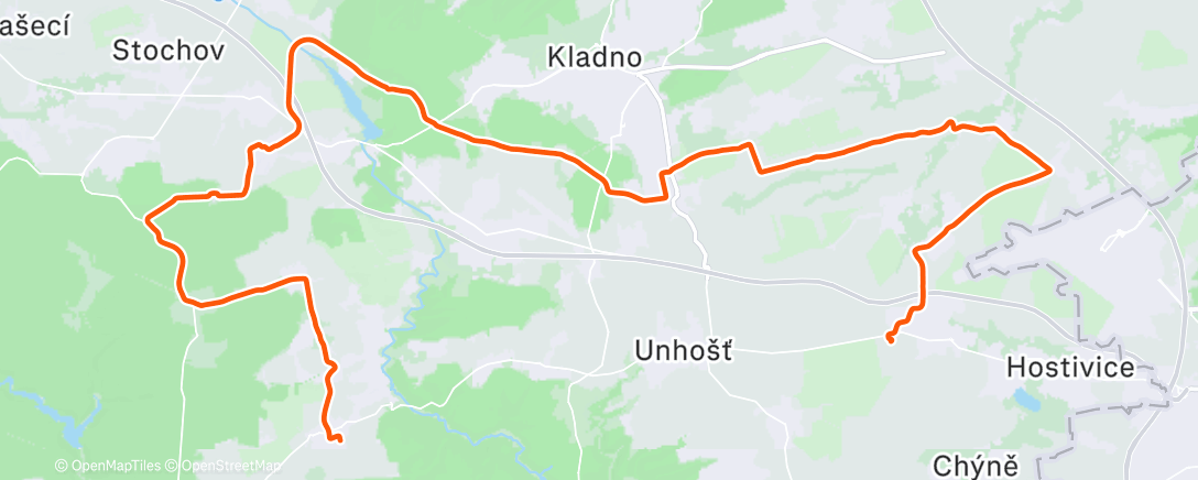 Map of the activity, Morning Gravel Ride