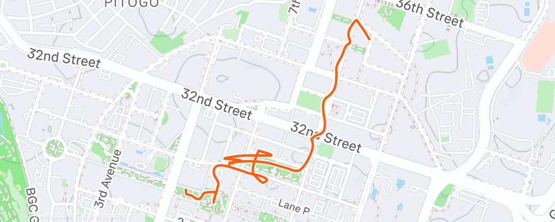 Карта физической активности (Afternoon Walk ⛅)