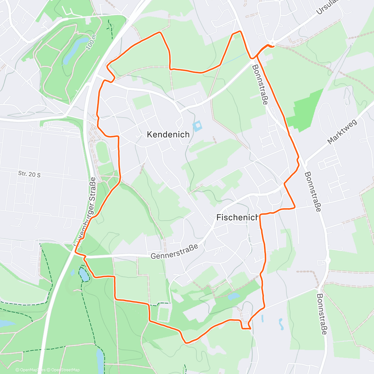 Карта физической активности (Mit der Gang)