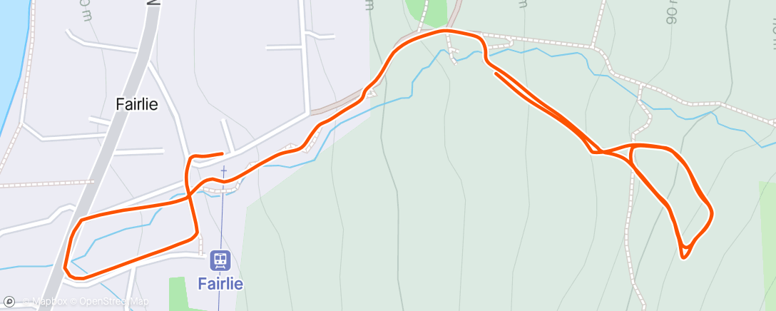 Kaart van de activiteit “Night Trail Run”