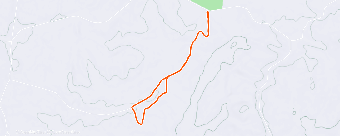Map of the activity, Morning Run