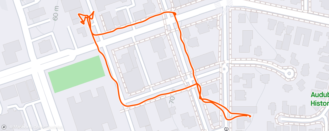 Map of the activity, Beer run
