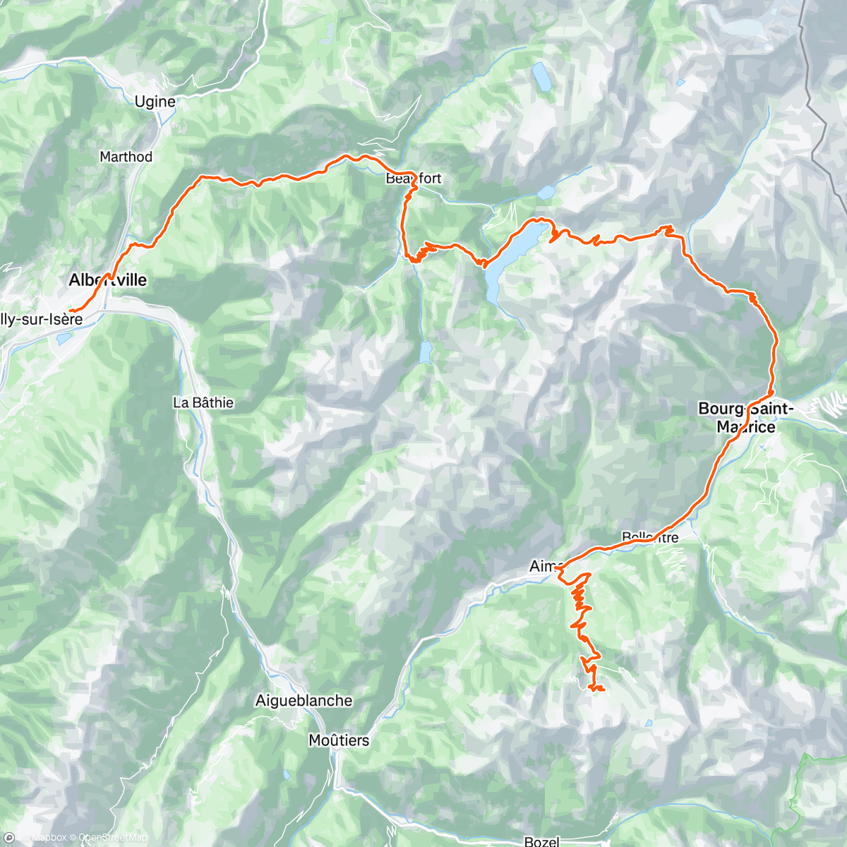 Map of the activity, 🇫🇷 TDF 19
