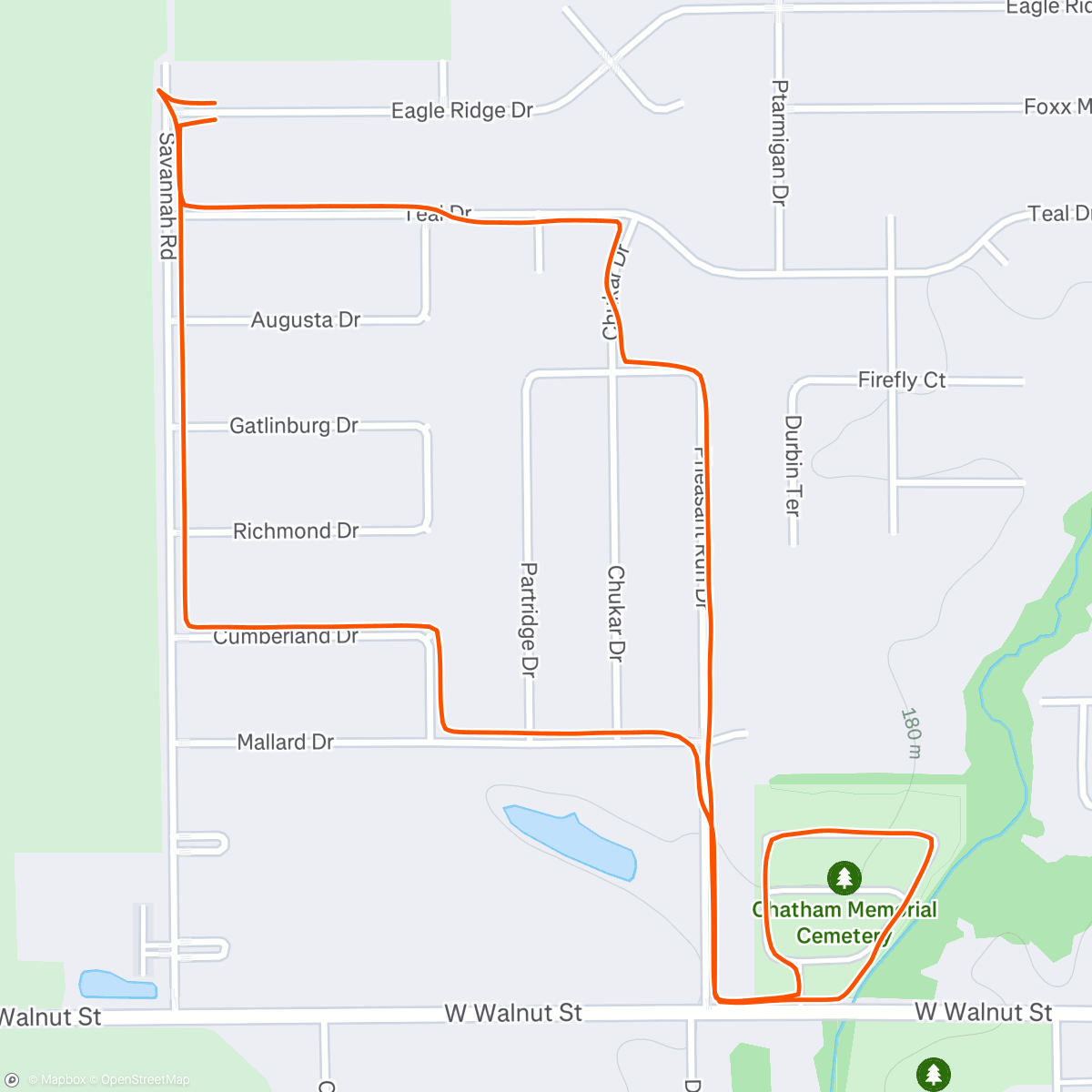 Map of the activity, Morning Dog 🐕 Walk