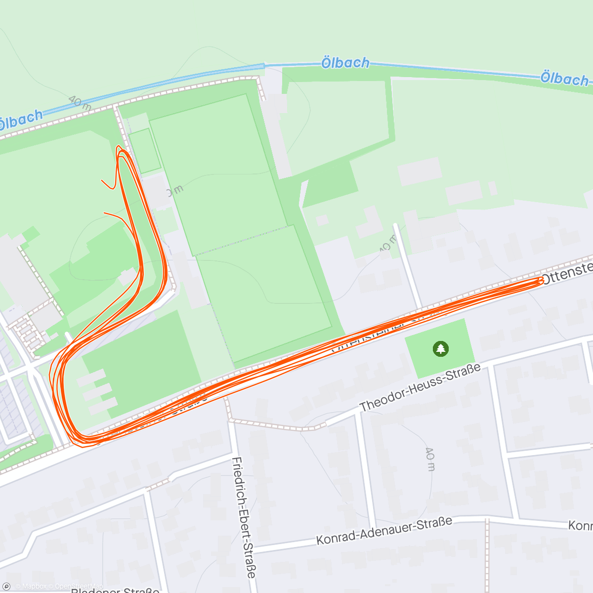 Map of the activity, NRW-Liga Vreden - Run