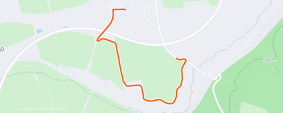 Map of the activity, Mittagspaziergang