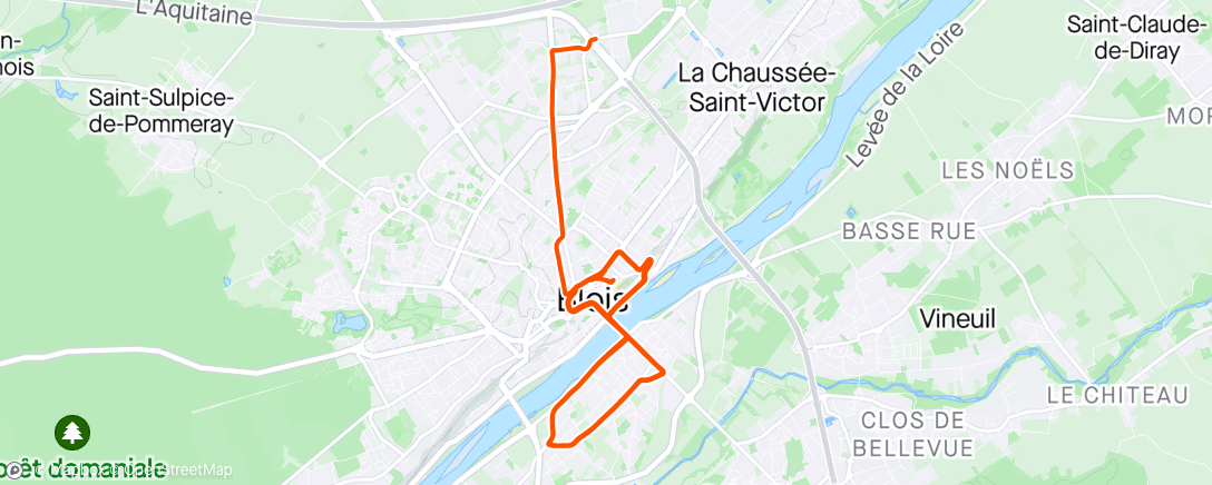 Map of the activity, au revoir shittest tour ever 👍