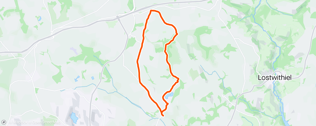 Map of the activity, Before work run