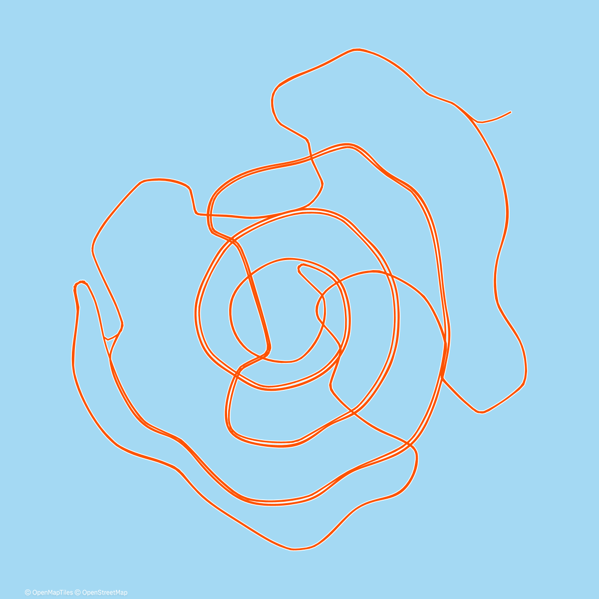 Map of the activity, Zwift - JOIN: Sweet spot tempo on Whole Lotta Lava in Watopia