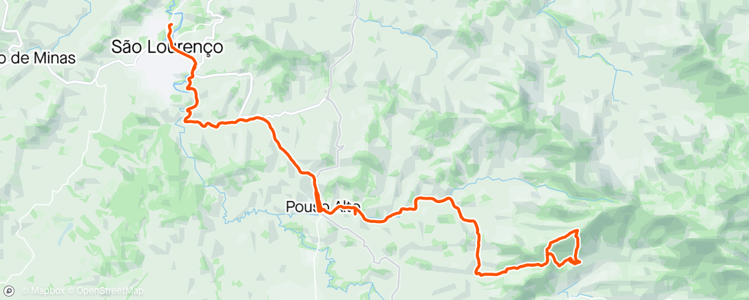 Map of the activity, Saturday Trail