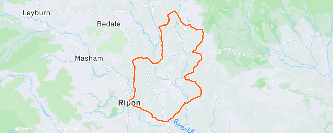 Карта физической активности (Moonglu CC Sunday Social)