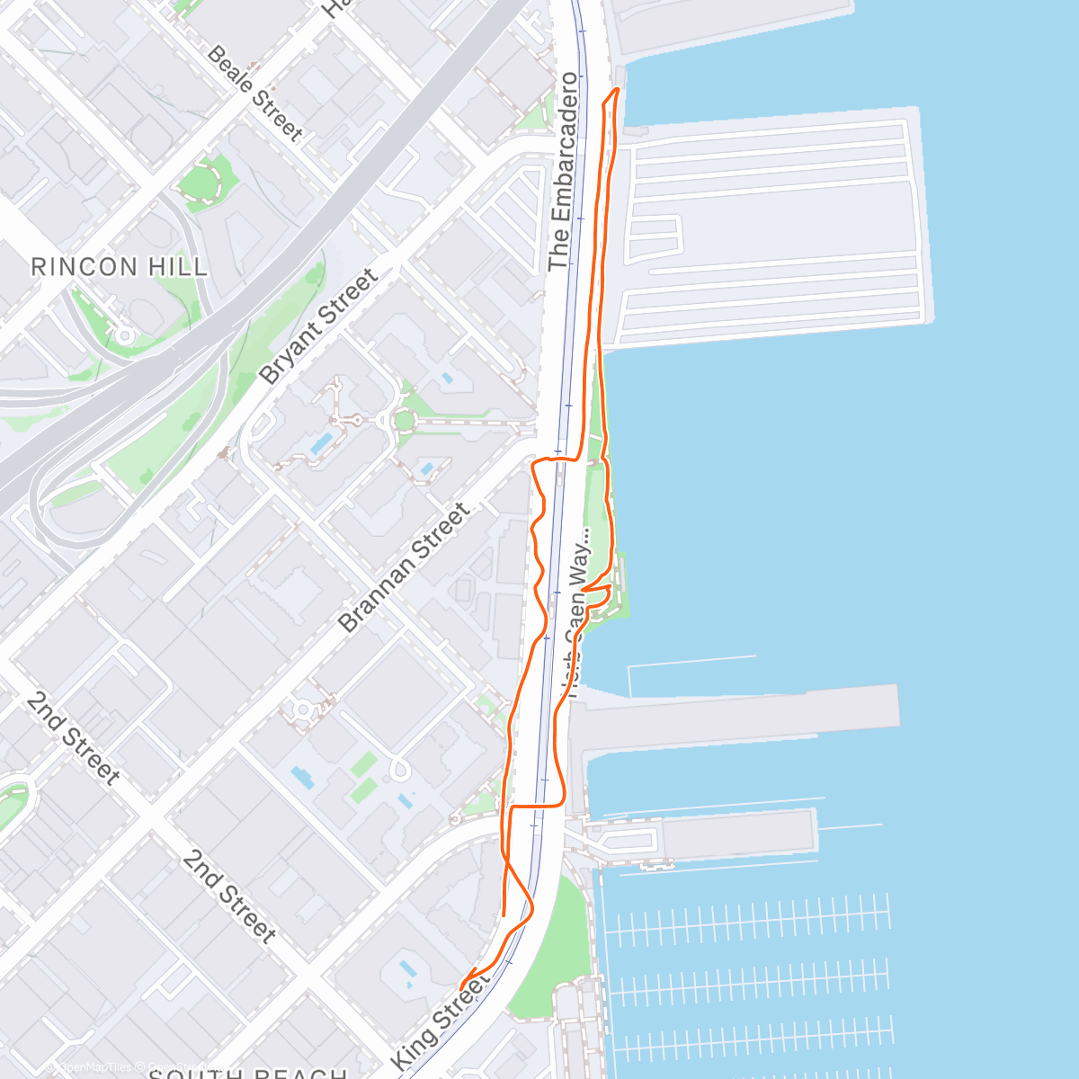 Peta aktivitas, Morning Walk with 🐶