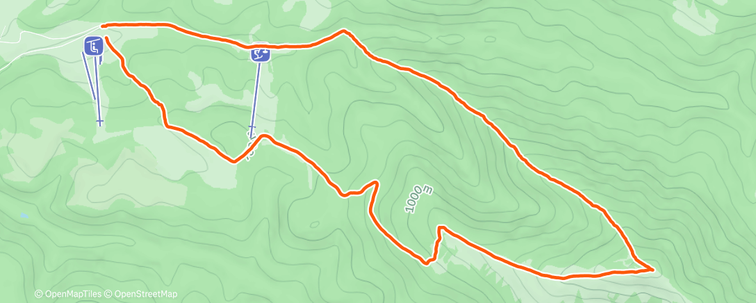 Map of the activity, Lysec s Konarikmi