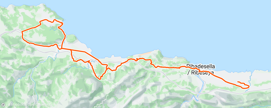 Map of the activity, Lastres