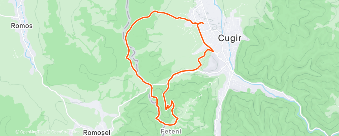 Карта физической активности (Lunch Run)