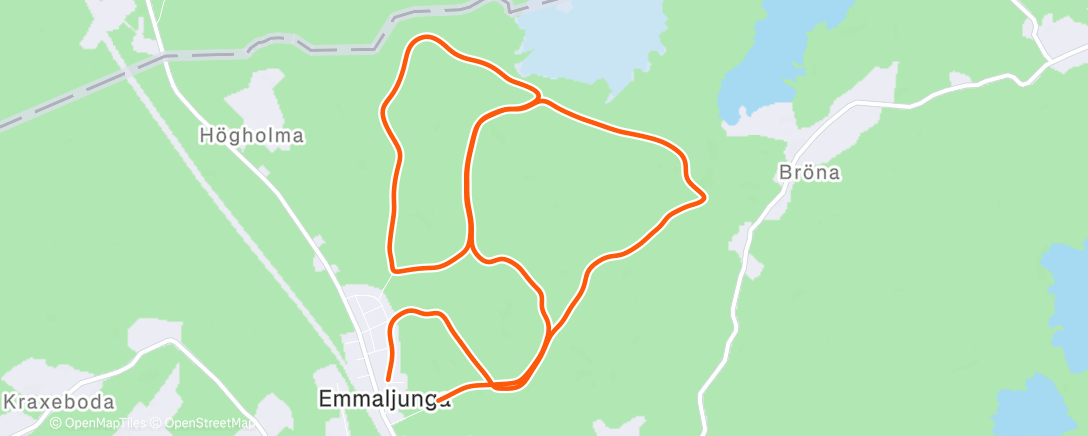 Карта физической активности (Morning Run)