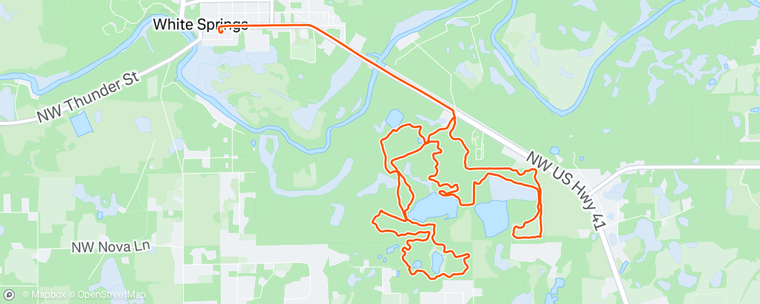 Map of the activity, Gar Pond