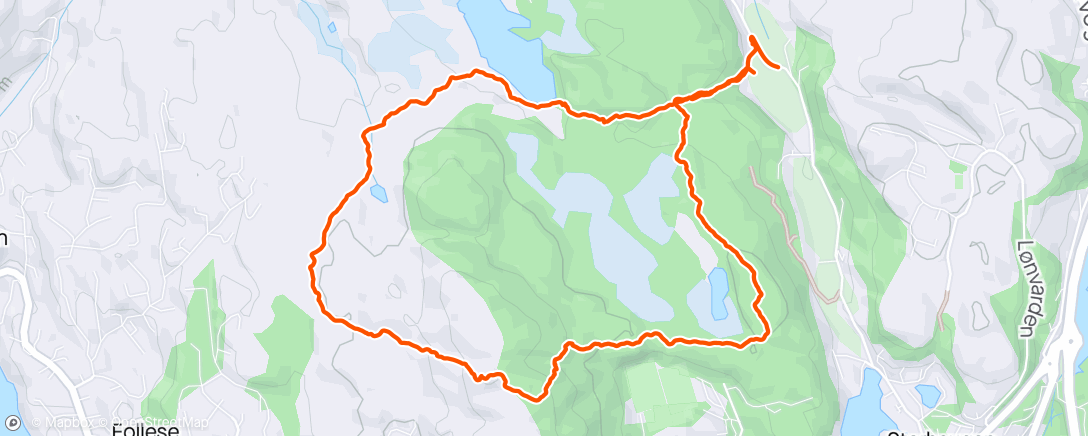 Map of the activity, Krokåsdalen med Frederik Kemba og Marley