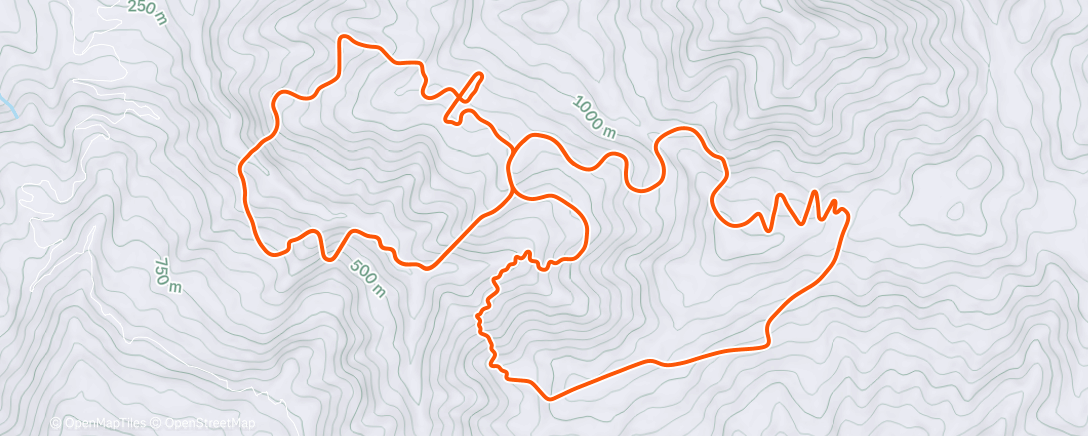 Карта физической активности (Zwift - Race: Stage 5: Fresh Outta '25: Gentil 8 (B) on Gentil 8 in France)