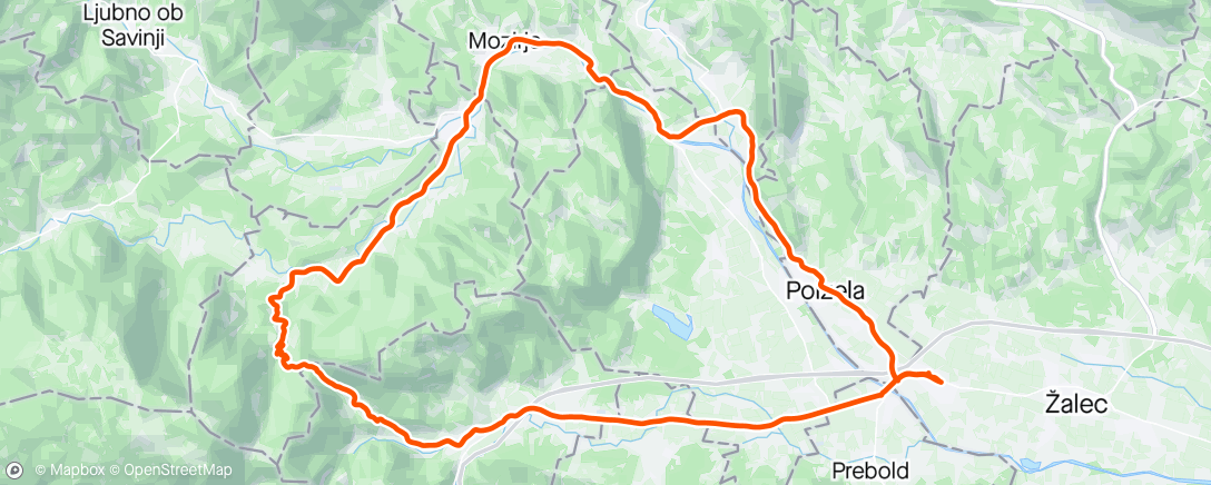 Map of the activity, Cestak 6
