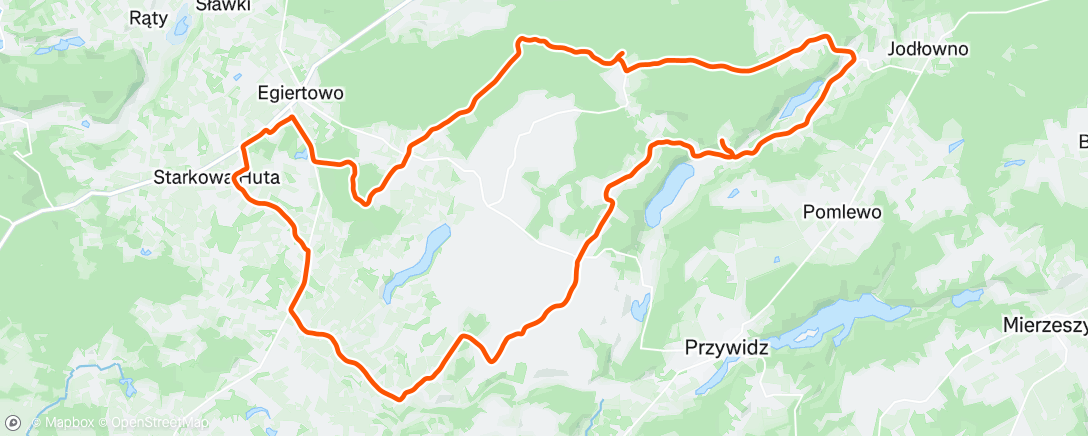 Map of the activity, Afternoon Gravel Ride