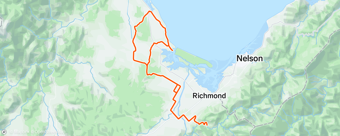 Mappa dell'attività Morning Ride