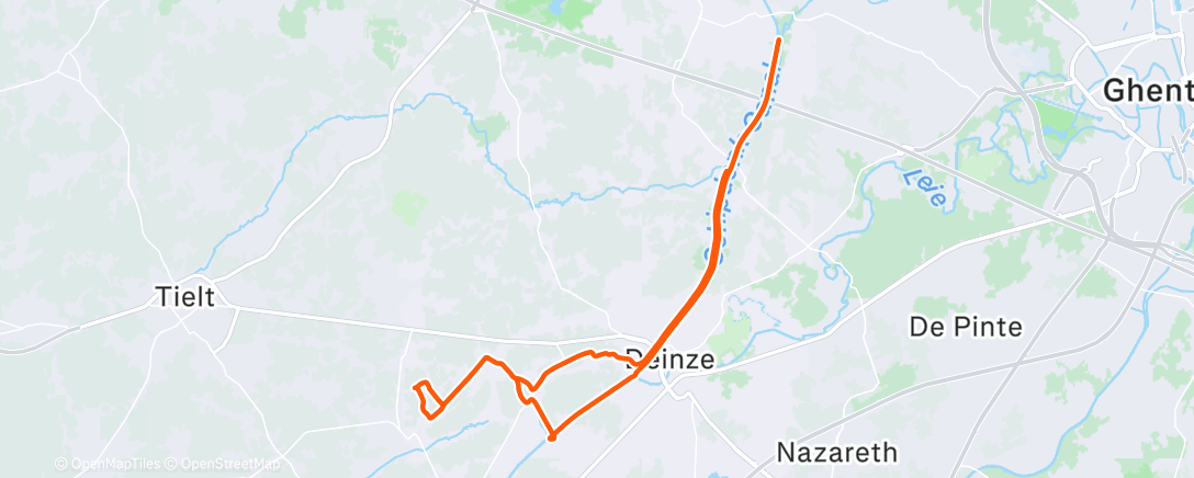 Map of the activity, Namiddagrit