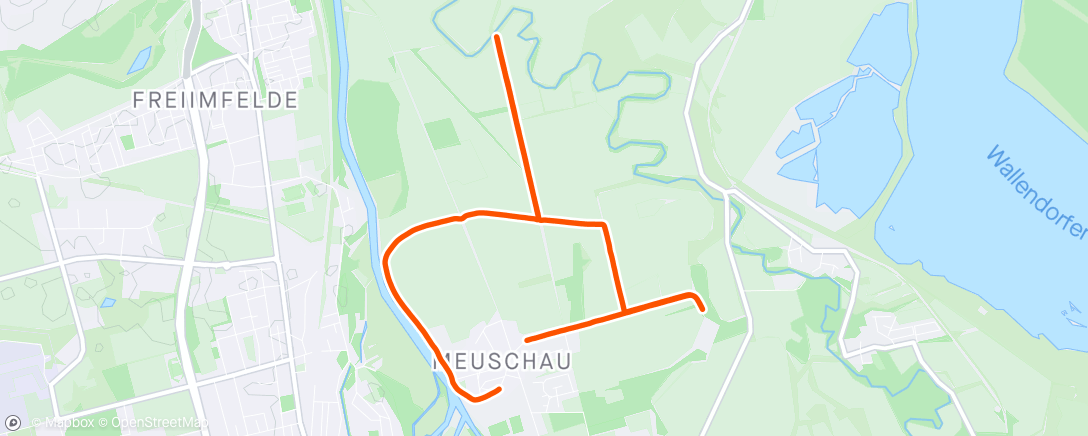 Map of the activity, 🏃‍♂️Gehen am Morgen…